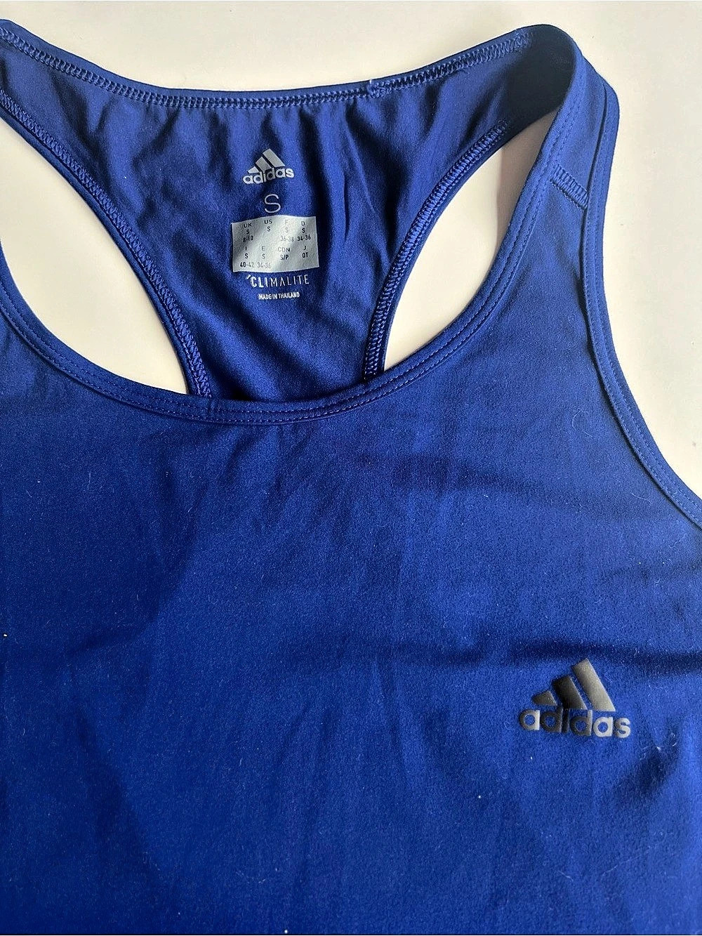 Adidas Climalite Racerback Tank Top Athletic Blue - women’s Small